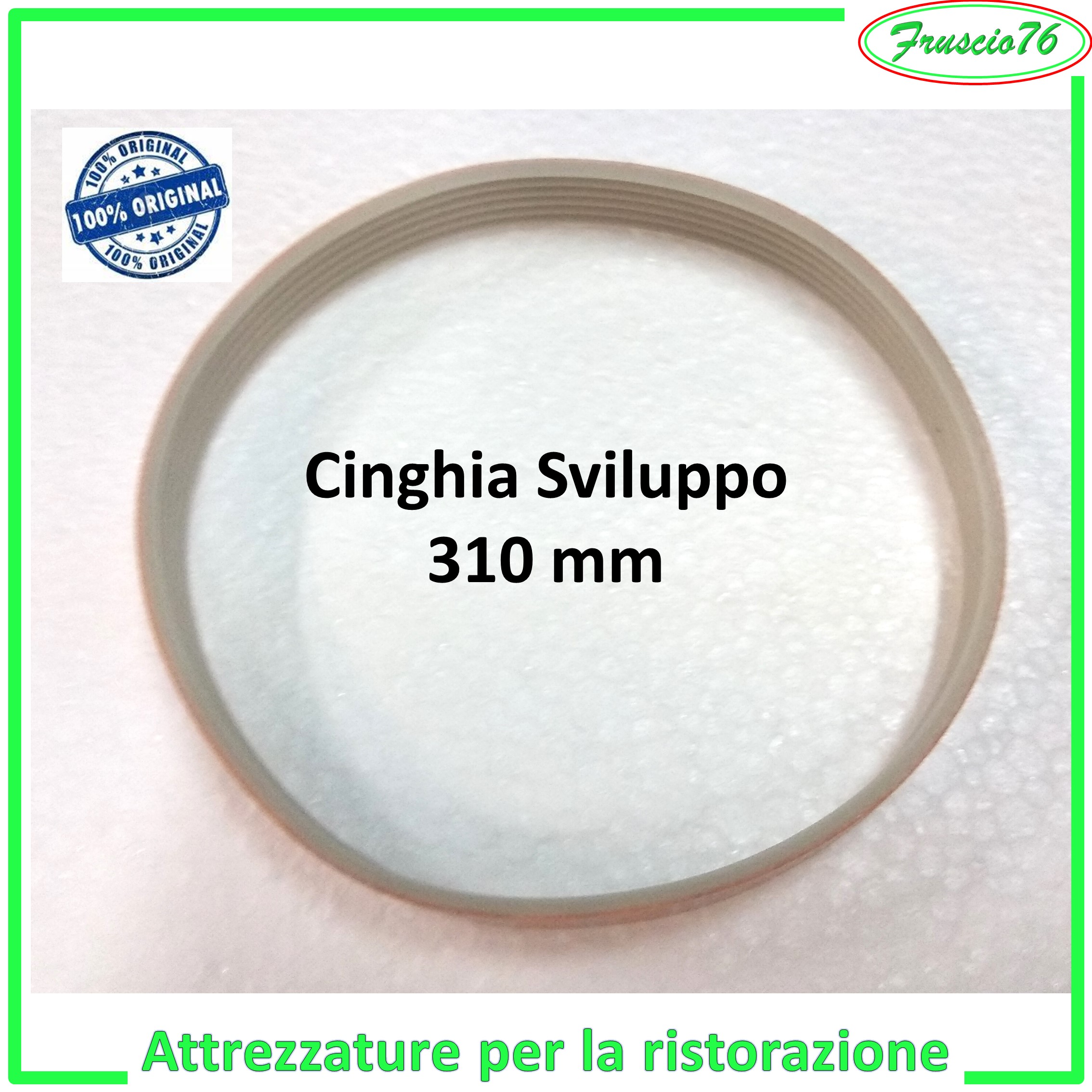 Cinghia TB2 310 per Affettatrice RGV Lady Lucy Lusso Luxury 195 20 22 25 RICAMBI